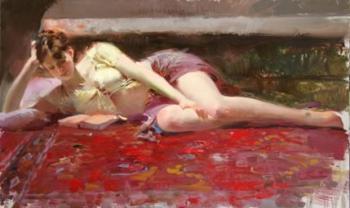 皮諾 丹尼爾 Pino Daeni oil painting